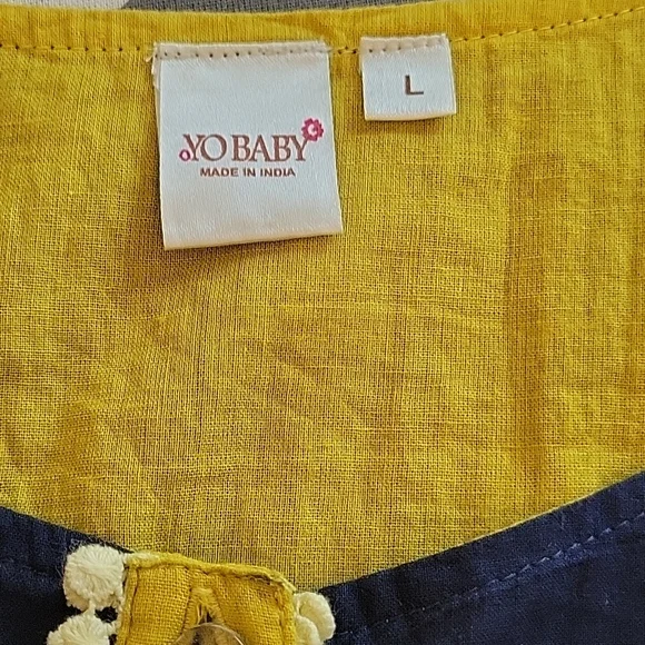 Yo Baby Linen Dress - Picture 3 of 4